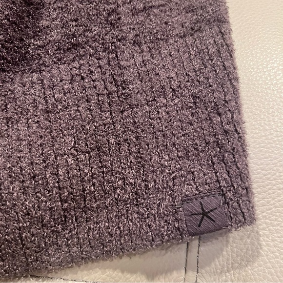 Barefoot Dreams CozyChic Lite Long Robe S / M Medium Women's Carbon Gray Soft - Picture 6 of 11